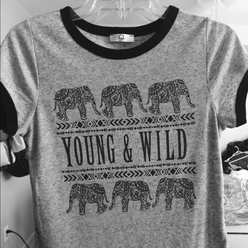 Young and wild t-shirt